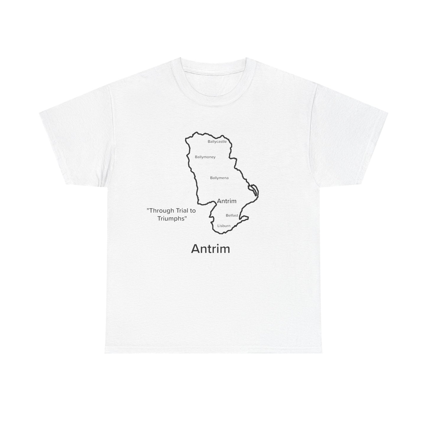 Antrim Unisex Heavy Cotton Tee White Edition