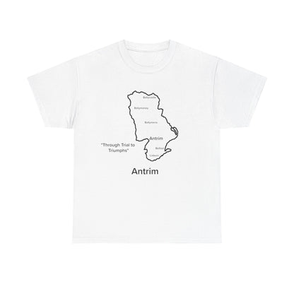 Antrim Unisex Heavy Cotton Tee White Edition