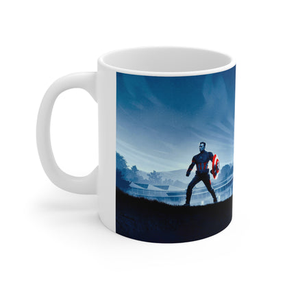 Heroic Ceramic Coffee Mug - 11oz & 15oz Marvel-Inspired Design