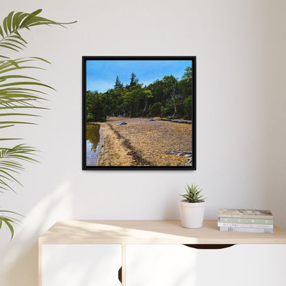 Killarney Beach Matte Canvas, Framed (Multi-color)