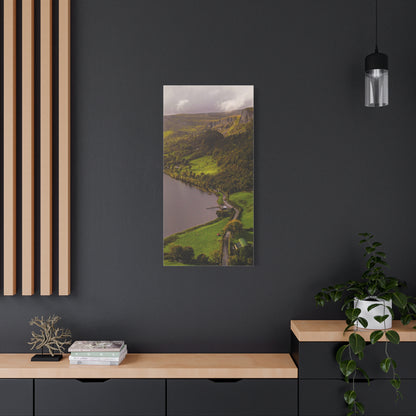 Sruth in Aghadh an Aird or The devil's Chimney Matte Canvas, Stretched, 1.25"