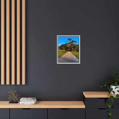 Muckross House Garden Matte Canvas, Framed (Multi-color)