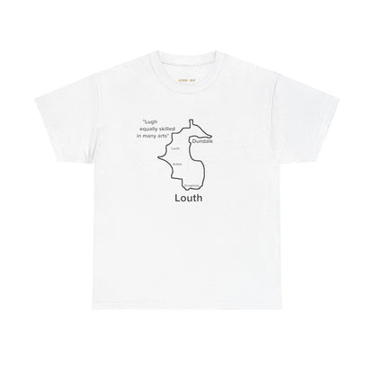 Louth Unisex Heavy Cotton Tee White Edition