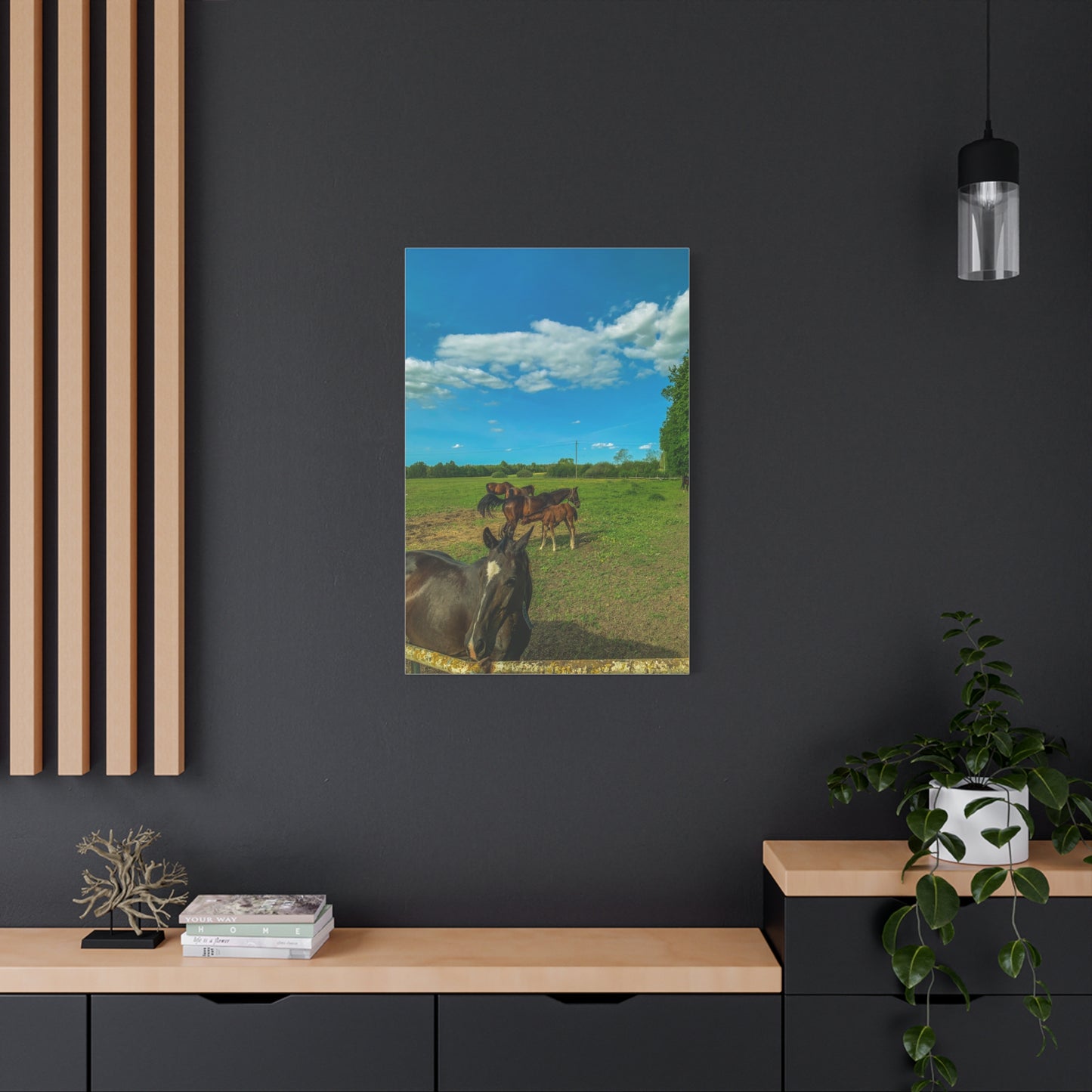 Horse Matte Canvas, Stretched, 1.25"