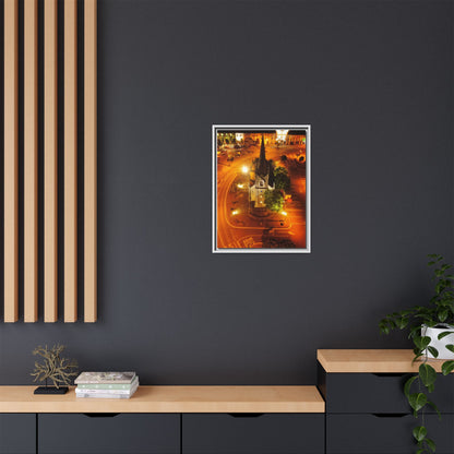 Listowel Church Matte Canvas, Framed (Multi-color)