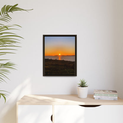 Sunset Ring Of Kerry Matte Canvas, Framed (Multi-color)