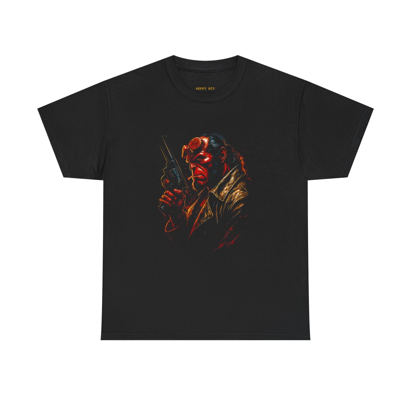 Hellboy Noir Graphic Tee — Dark Comic Movie Art T-Shirt