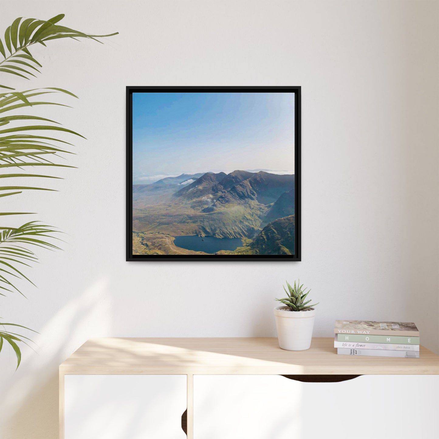 MacGillycuddy's Reeks Matte Canvas, Framed (Multi-color)