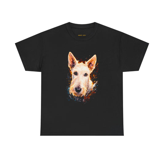 Bull Terrier Portrait T‑Shirt — Colorful Dog Face Tee for Pet Lovers
