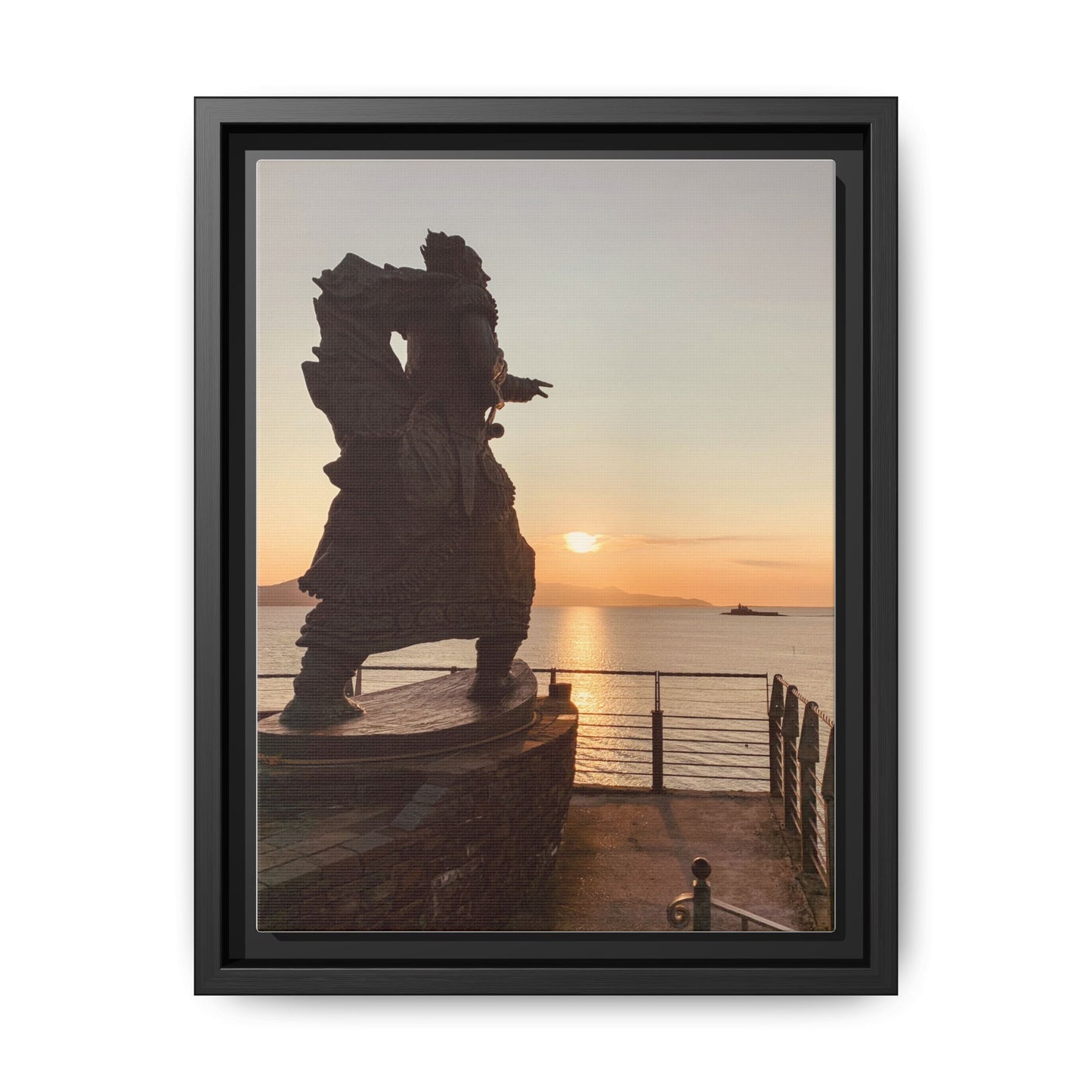 Fenit Matte Canvas, Framed (Multi-color)