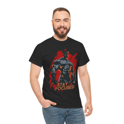 Stay Focused Unisex Heavy Cotton Tee