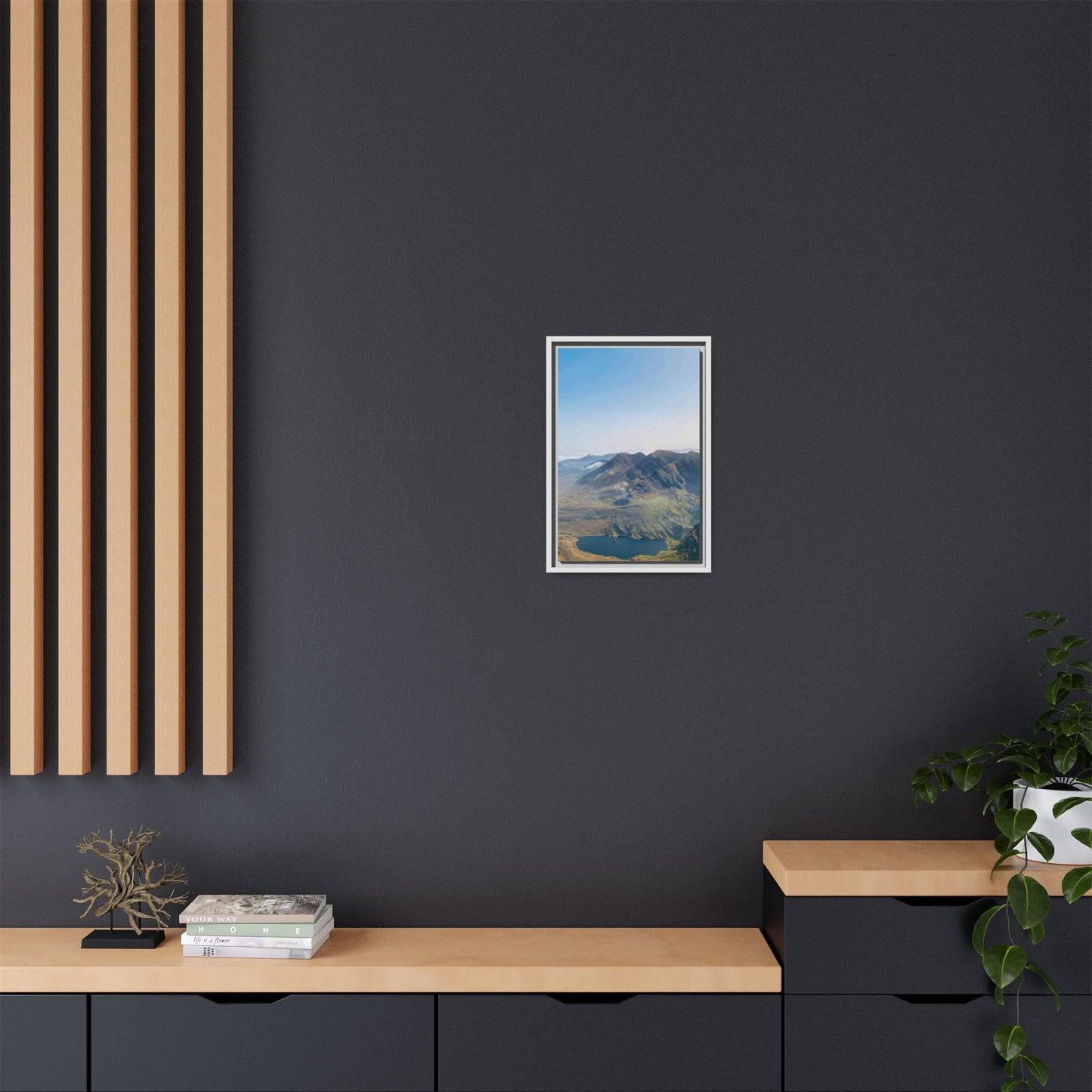 MacGillycuddy's Reeks Matte Canvas, Framed (Multi-color)