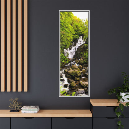 Torc Waterfall Matte Canvas, Framed (Multi-color)