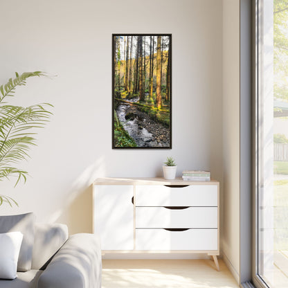 Glanageenty Forest Trail 2 Matte Canvas, Framed (Multi-color)