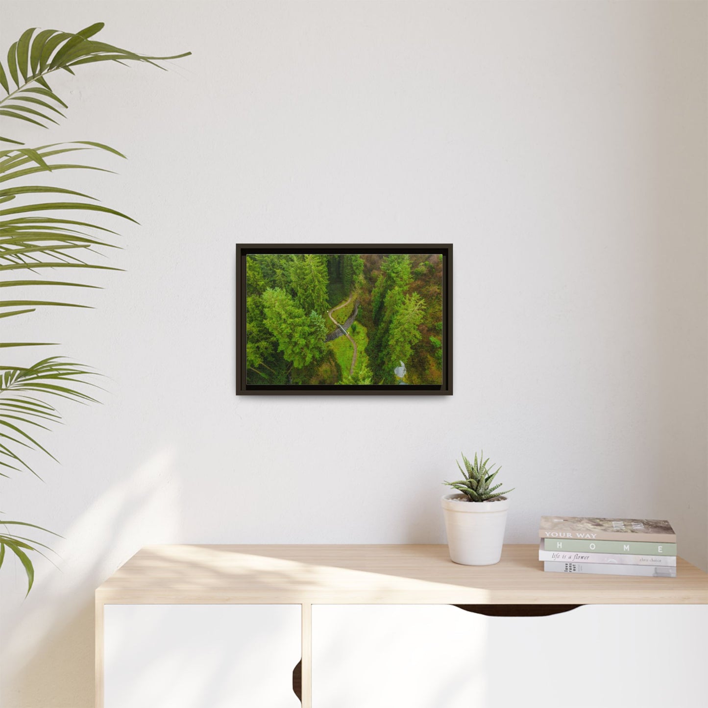 Glanageenty Forest Matte Canvas, Framed (Multi-color)