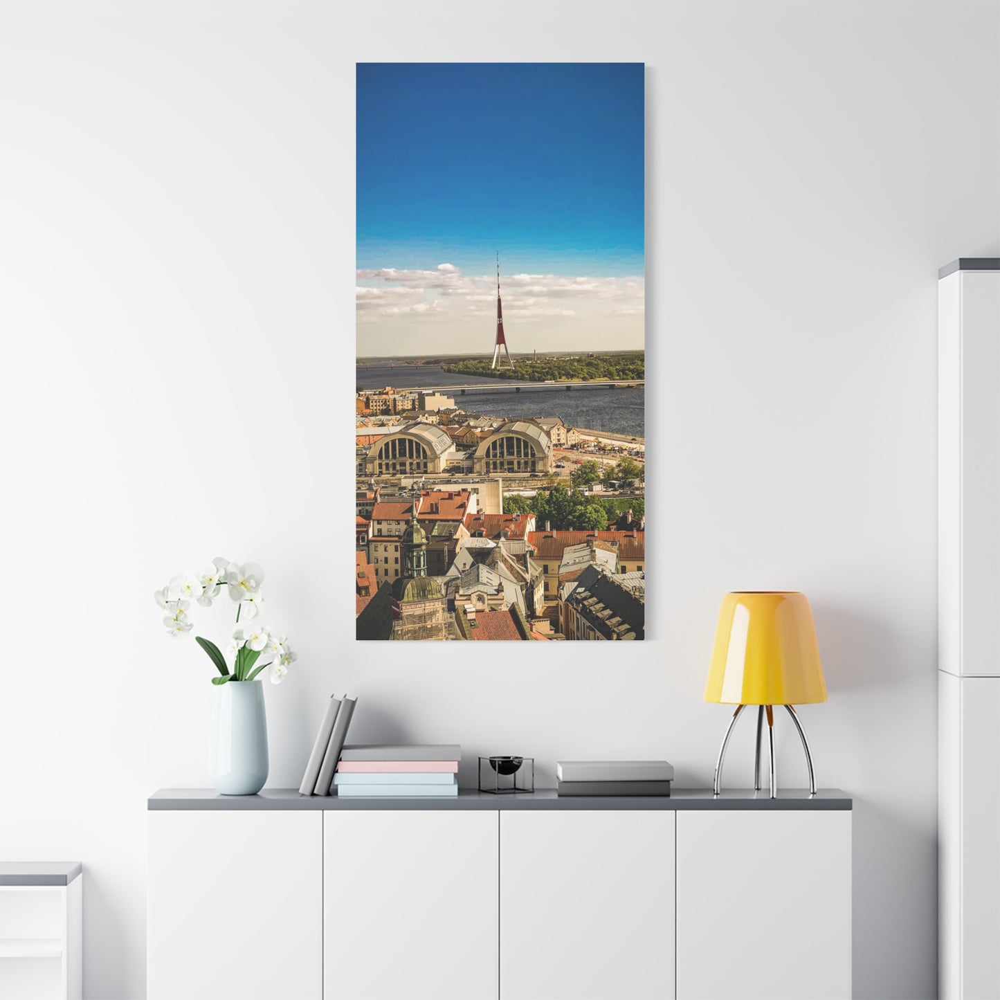 Riga TV Tower Matte Canvas, Stretched, 1.25"