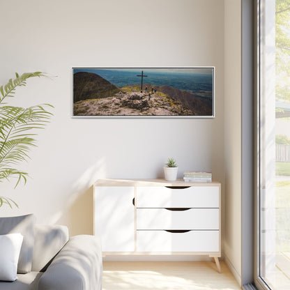 Carrauntoohil Summit Matte Canvas, Framed (Multi-color)