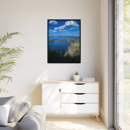Kuckross Lake Matte Canvas, Framed (Multi-color)