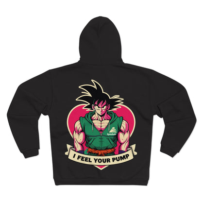 I Feel Your Pump IV Unisex Hooded Zip Sweatshirt