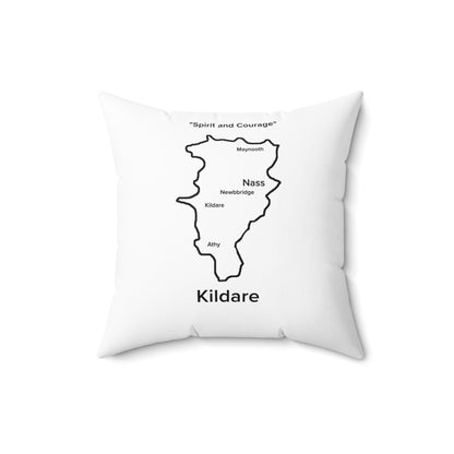 Kildare Spun Polyester Square Pillow White Edition 2 Sizes