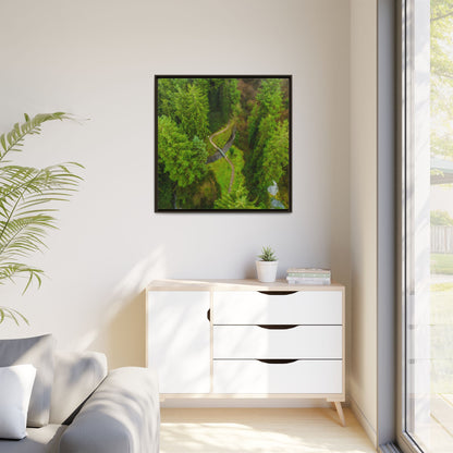 Glanageenty Forest Matte Canvas, Framed (Multi-color)
