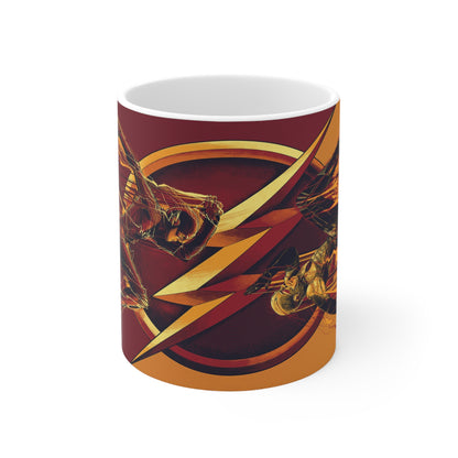 The Flash Ceramic Coffee Mug - 11oz & 15oz | Superhero Drinkware for Fans