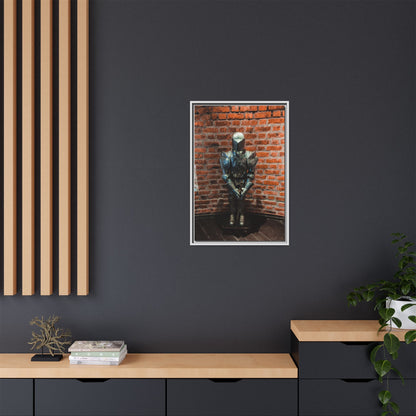 Steel Armour Medieval Age Lithuania Matte Canvas, Framed (Multi-color)