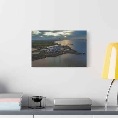 Tarbert Power Station Matte Canvas, Stretched, 1.25"