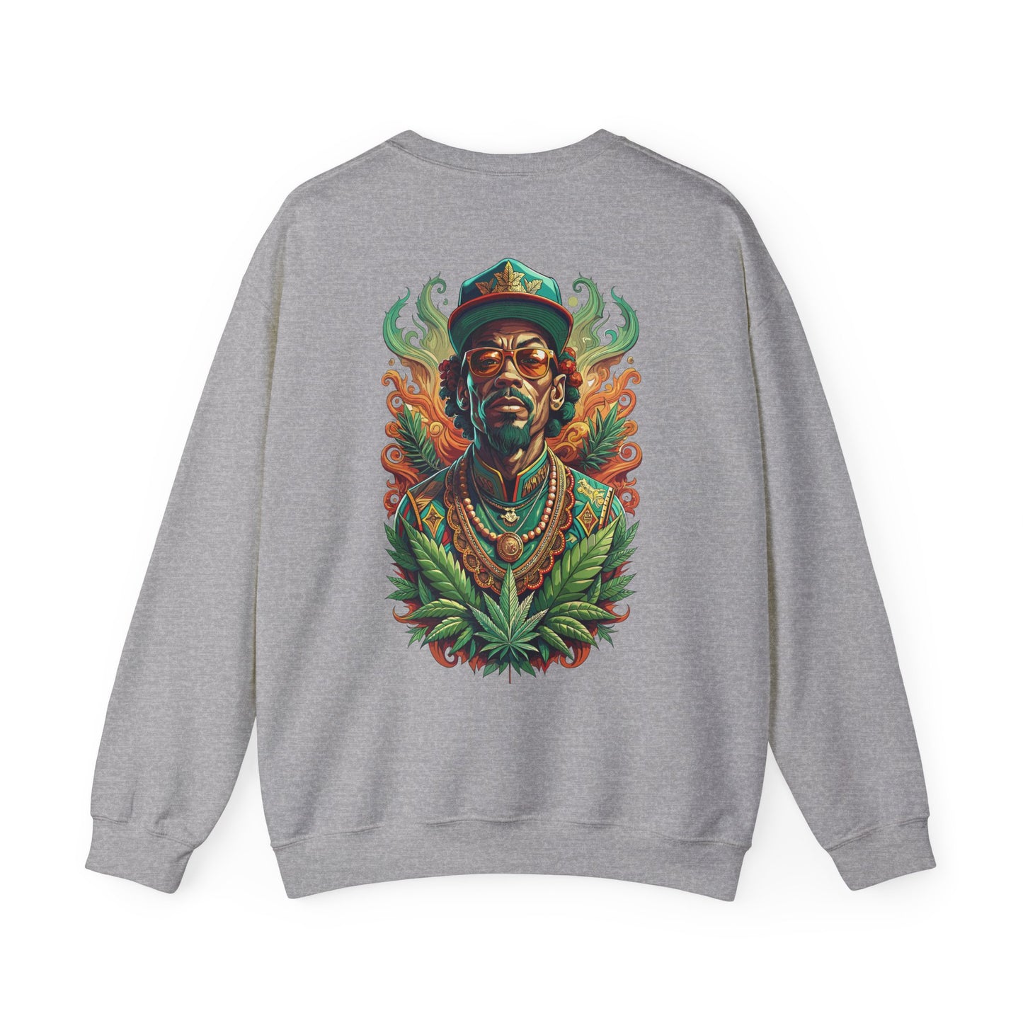Reggae Lion — Rasta Portrait Graphic Sweatshirt