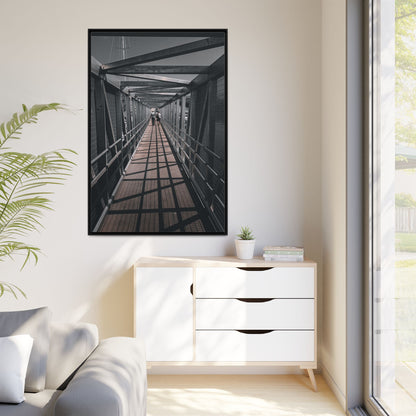 Dingle Pier Matte Canvas, Framed (Multi-color)