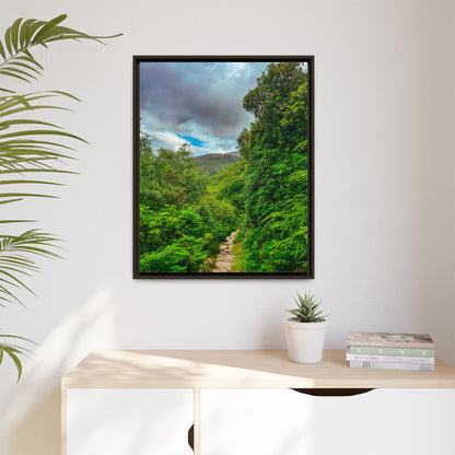 Torc Trail Matte Canvas, Framed (Multi-color)