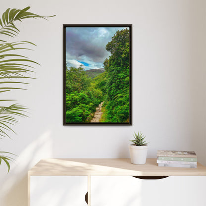 Torc Trail Matte Canvas, Framed (Multi-color)