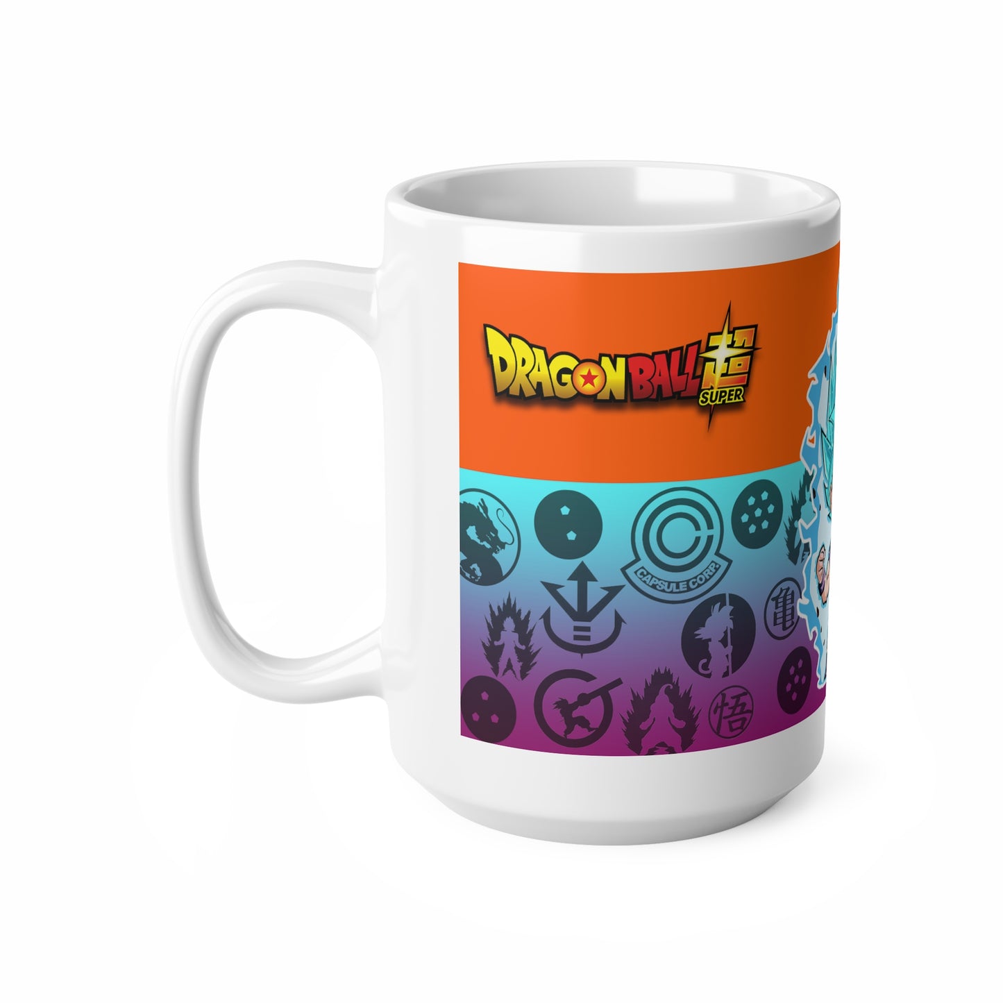 Dragon Ball Super Ceramic Coffee Cup – 11oz & 15oz – Perfect for Anime Fans