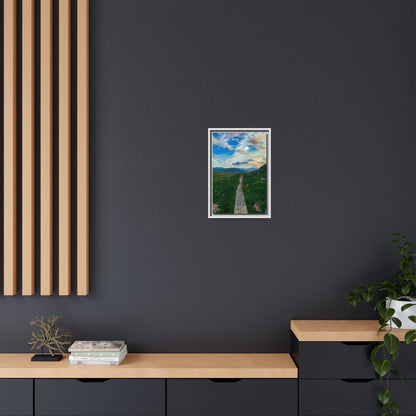 Torc Mountain Trail Matte Canvas, Framed (Multi-color)