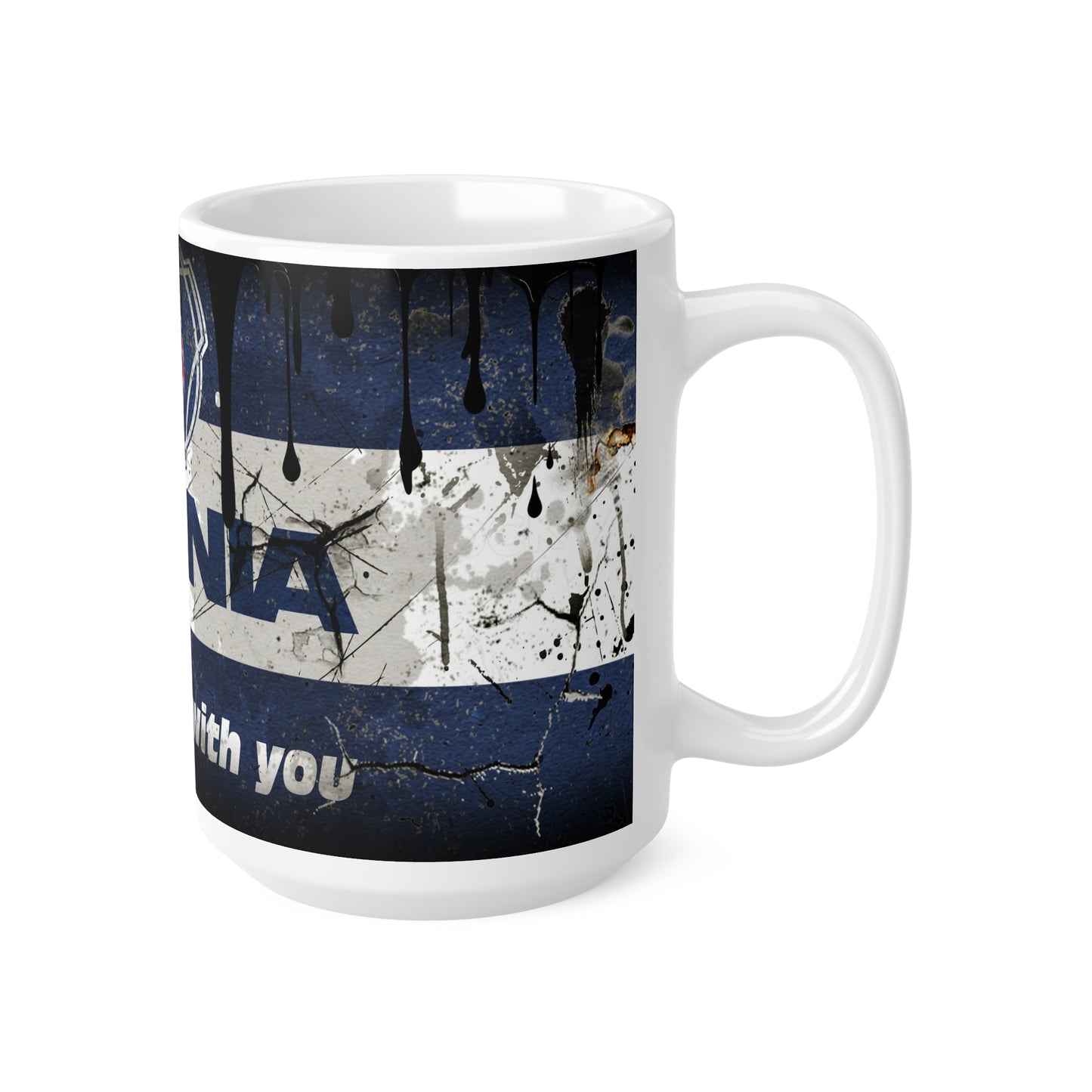 Scania Graphic Ceramic Coffee Cup - Bold Design for Enthusiasts, 11oz & 15oz