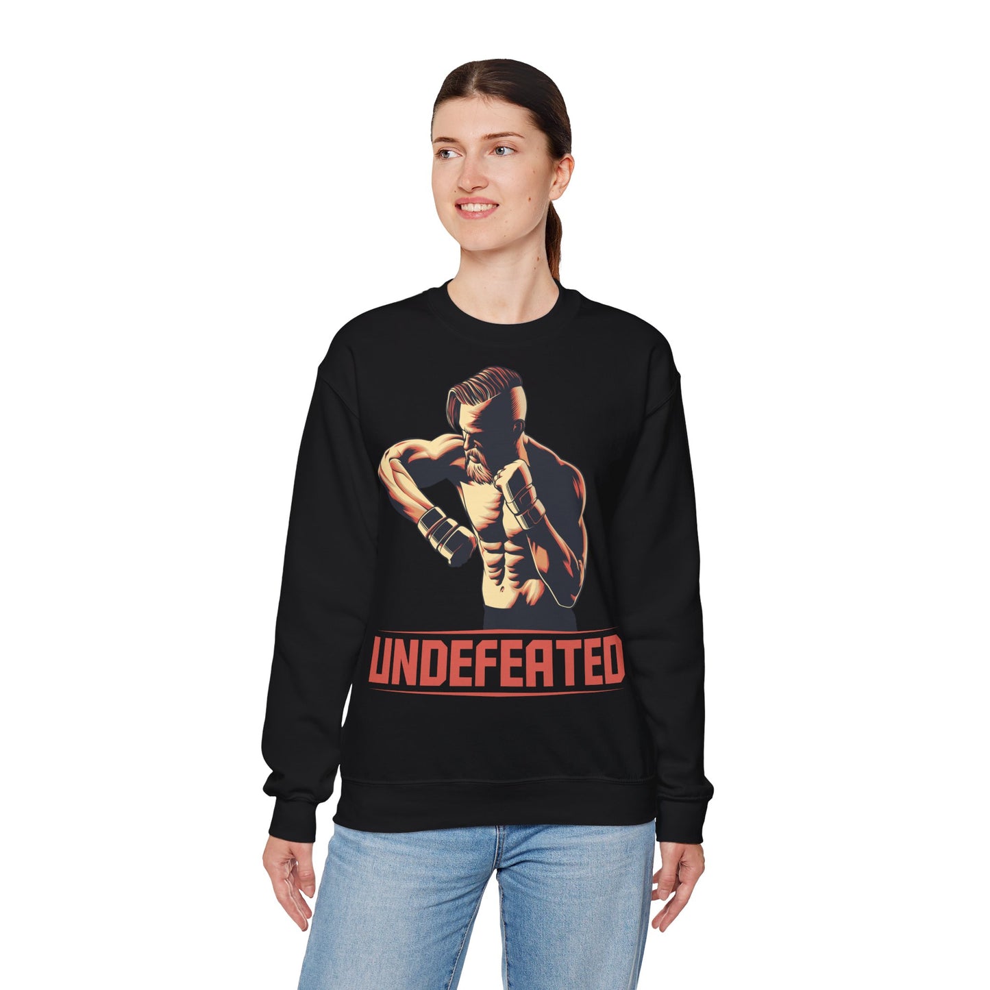 Unisex Heavy Blend™ Crewneck Sweatshirt - Strong Design for Gym Lovers