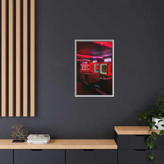 The Mermaids Night Club Matte Canvas, Framed (Multi-color)