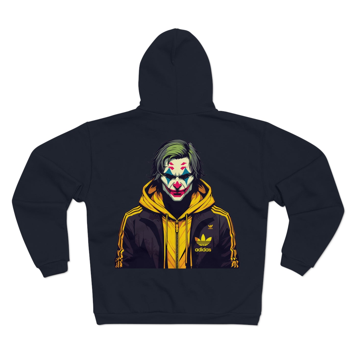 Waiting For You Unisex Hooded Zip Sweatshirt Joker Cool Hoodie