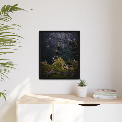Dunquin Pier Matte Canvas, Framed (Multi-color)