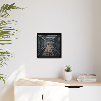Dingle Pier Matte Canvas, Framed (Multi-color)