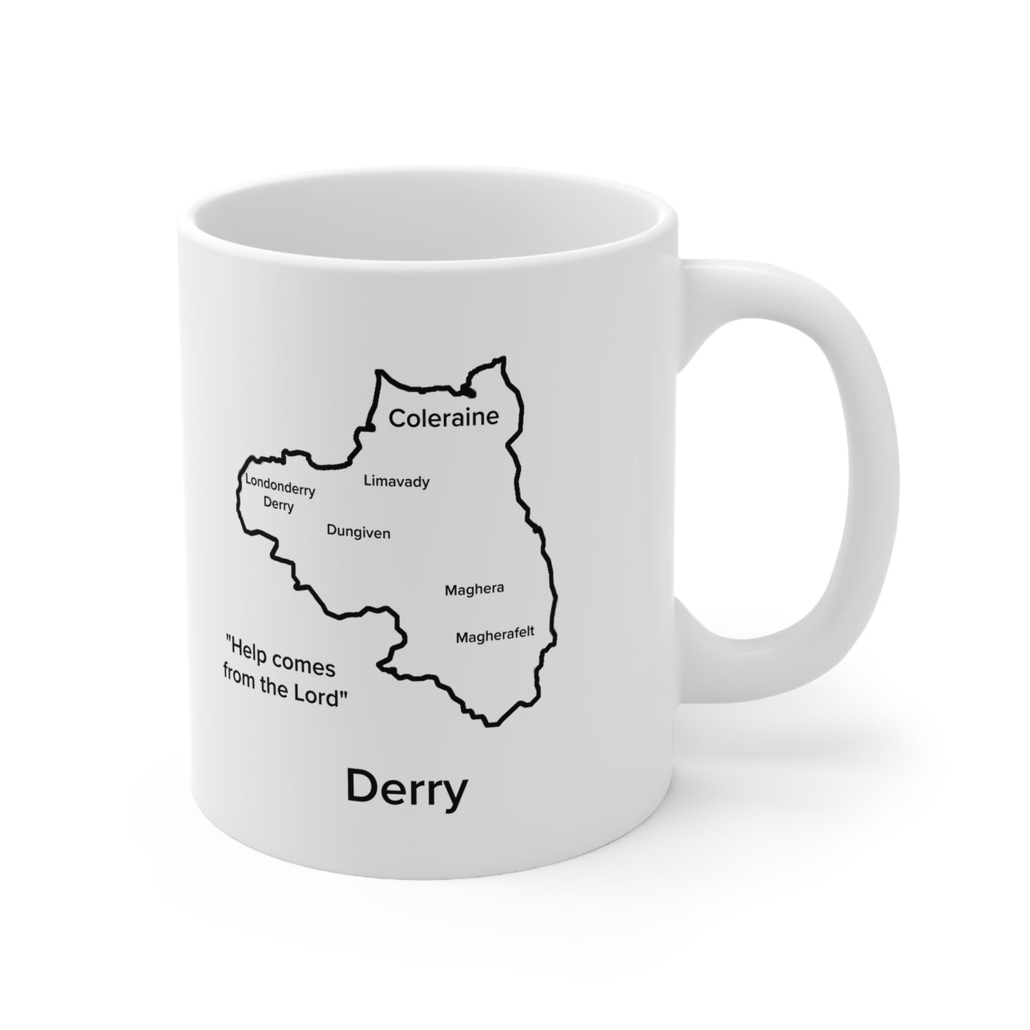 Derry Ceramic Coffee Cup - 11oz & 15oz