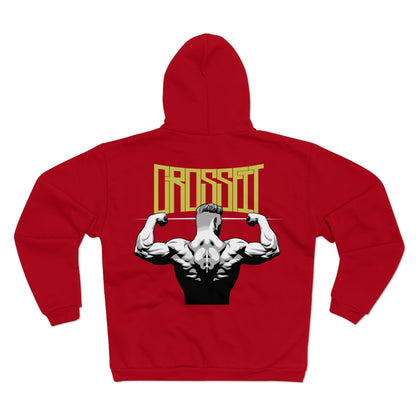 CrossFit Unisex Hooded Zip Sweatshirt - Perfect for Fitness Enthusiasts