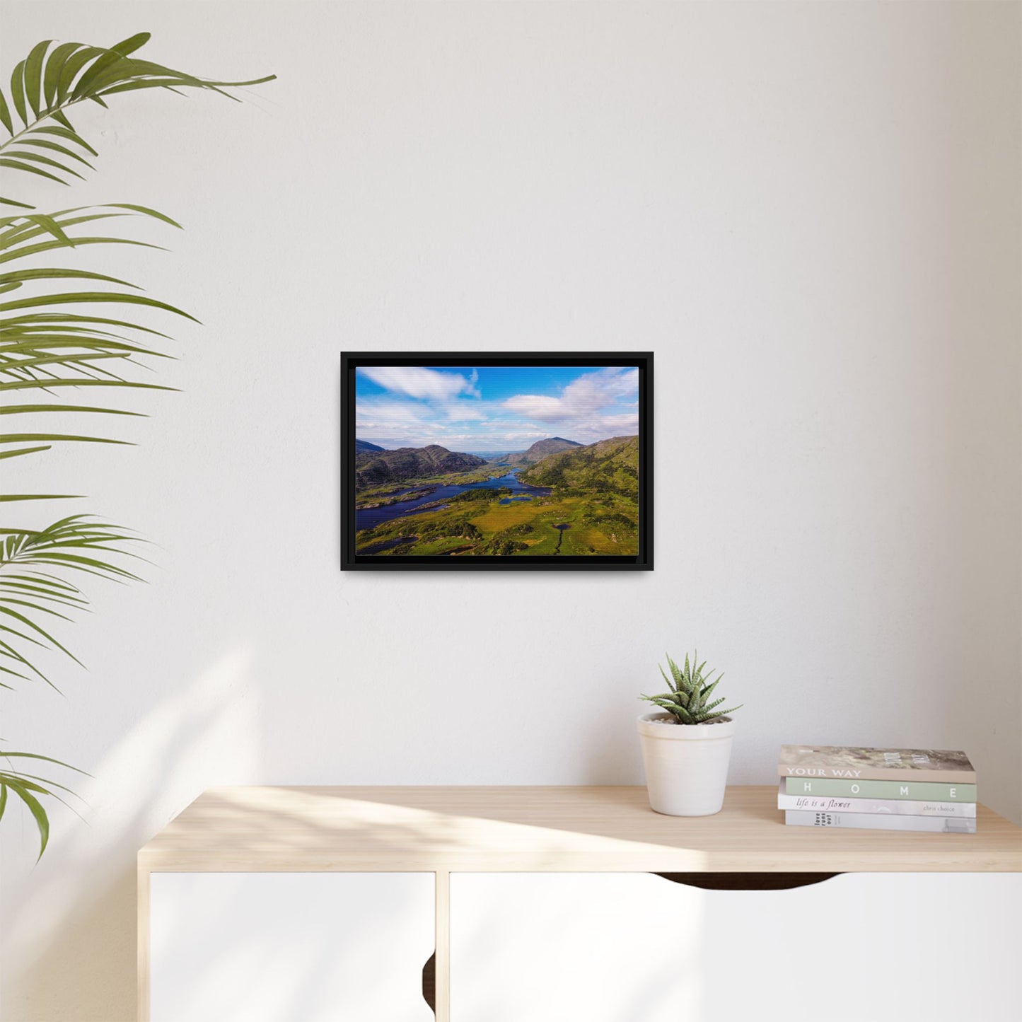 Ladies View Killarney Matte Canvas, Framed (Multi-color)