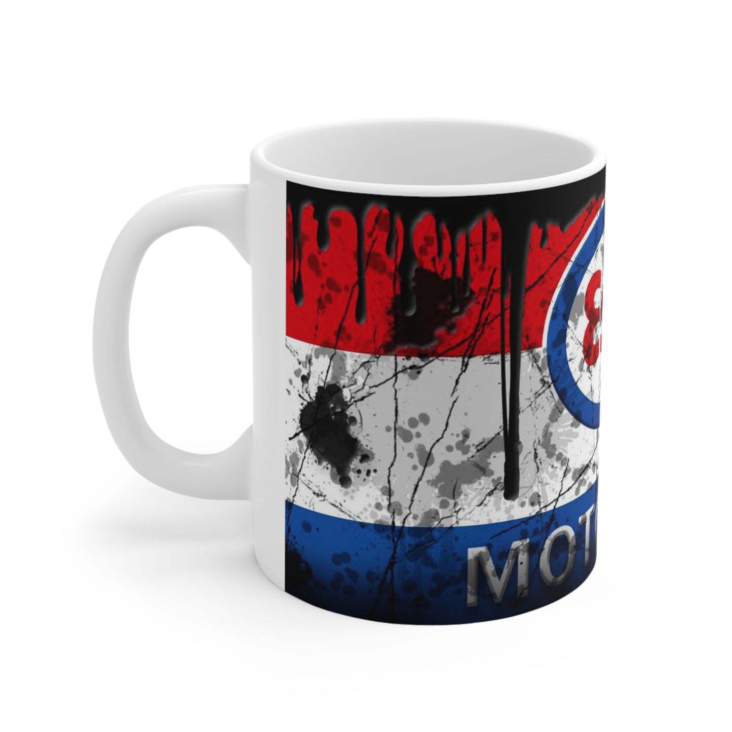 Vintage Esso Motor Oil Ceramic Coffee Cup - Retro Gas Station Style Mug, 11oz & 15oz