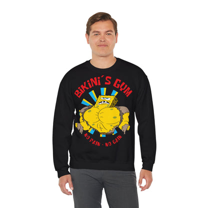 Bikini's Gum No Pain No Gain  Unisex Heavy Blend™ Crewneck Sweatshirt