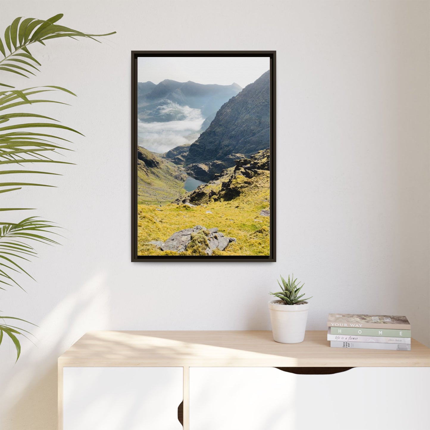 Kerry Mount Matte Canvas, Framed (Multi-color)