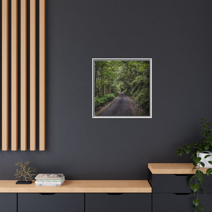 Glanageenty Forest Trail Matte Canvas, Framed (Multi-color)