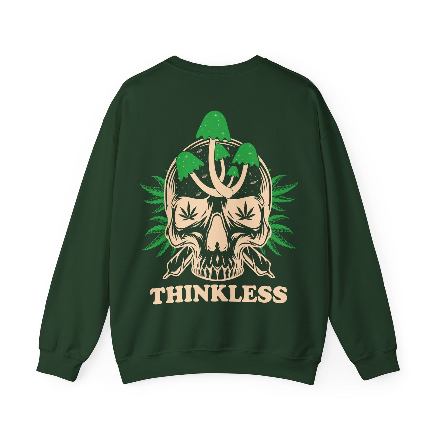 Mushroom Skull 'THINKLESS' Sweatshirt