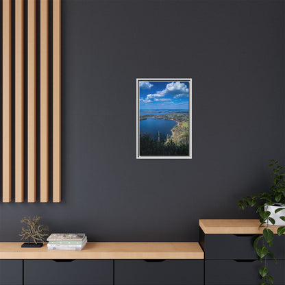 Kuckross Lake Matte Canvas, Framed (Multi-color)