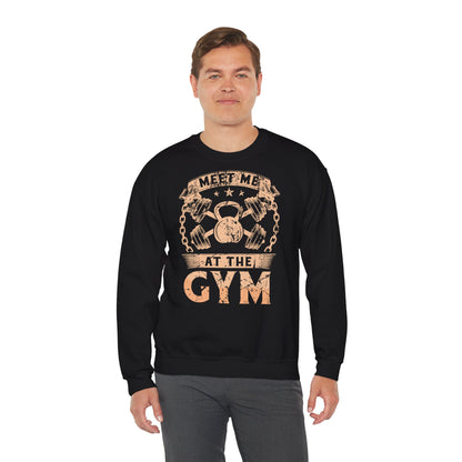 Meet Me At The Gym Unisex Heavy Blend™ Crewneck Sweatshirt